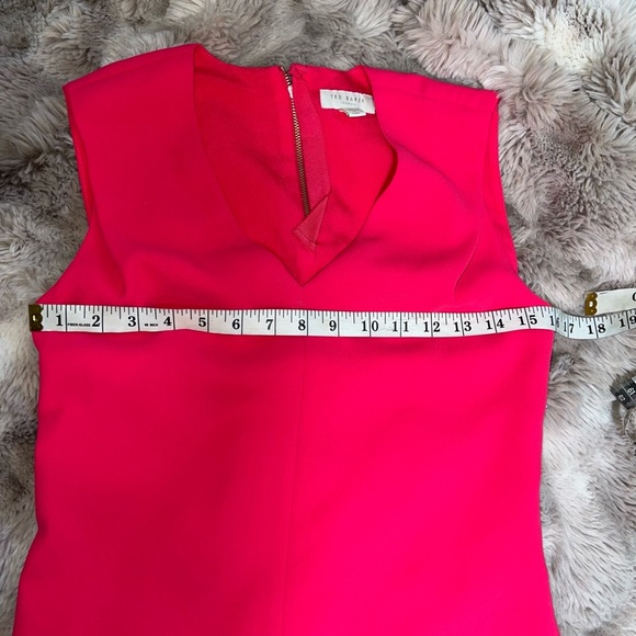 Ted Baker Hot Pink Dexi Sleeveless Top, 0UK,2US - Picture 7 of 12